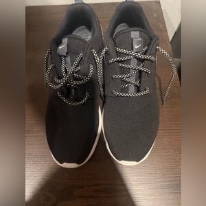 Nike Black and White Lightweight Knit Sneakers